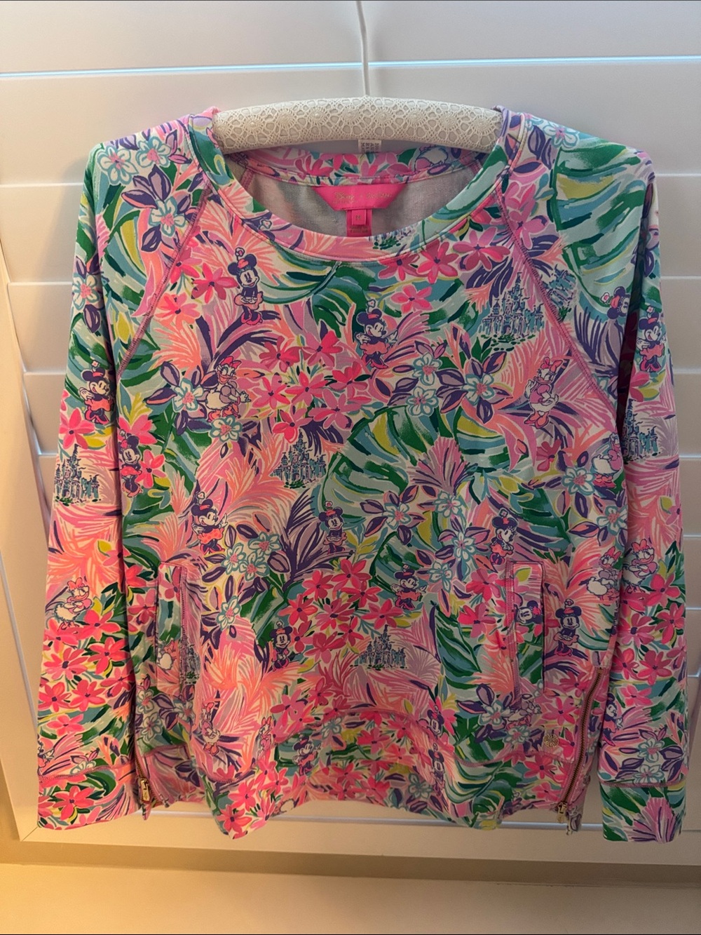 Disney Lilly Pulitzer long sleeve top size Medium